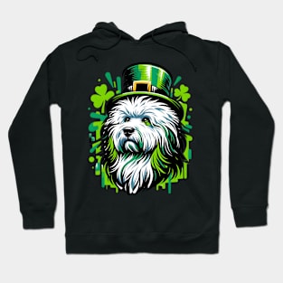 Puli Dog Celebrates Saint Patrick's Day in Style Hoodie